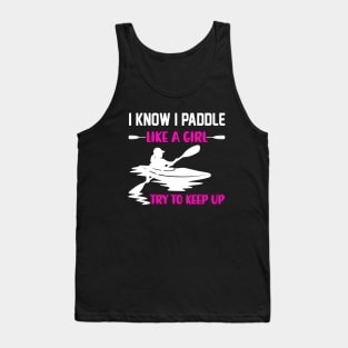 Kayak Life Kayaking and Paddling Tank Top